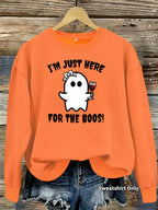 Women's Printed Fleece Sweatshirt