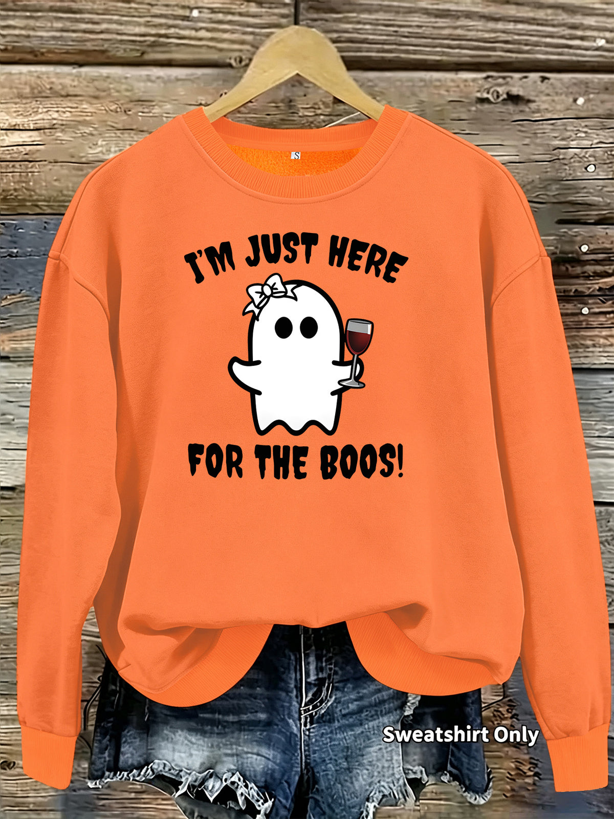 Women's Printed Fleece Sweatshirt