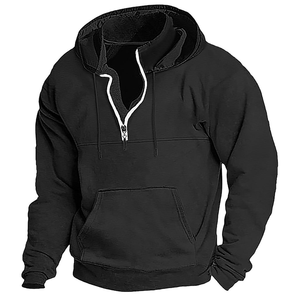 Long Sleeve Half Zip Hoodie