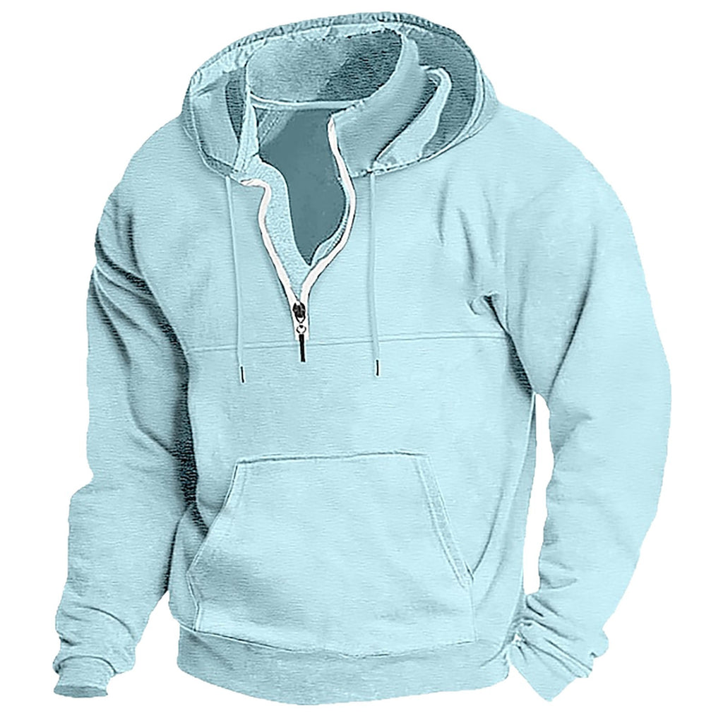Long Sleeve Half Zip Hoodie
