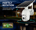1080P Solar 4G WiFi PTZ Security Camera