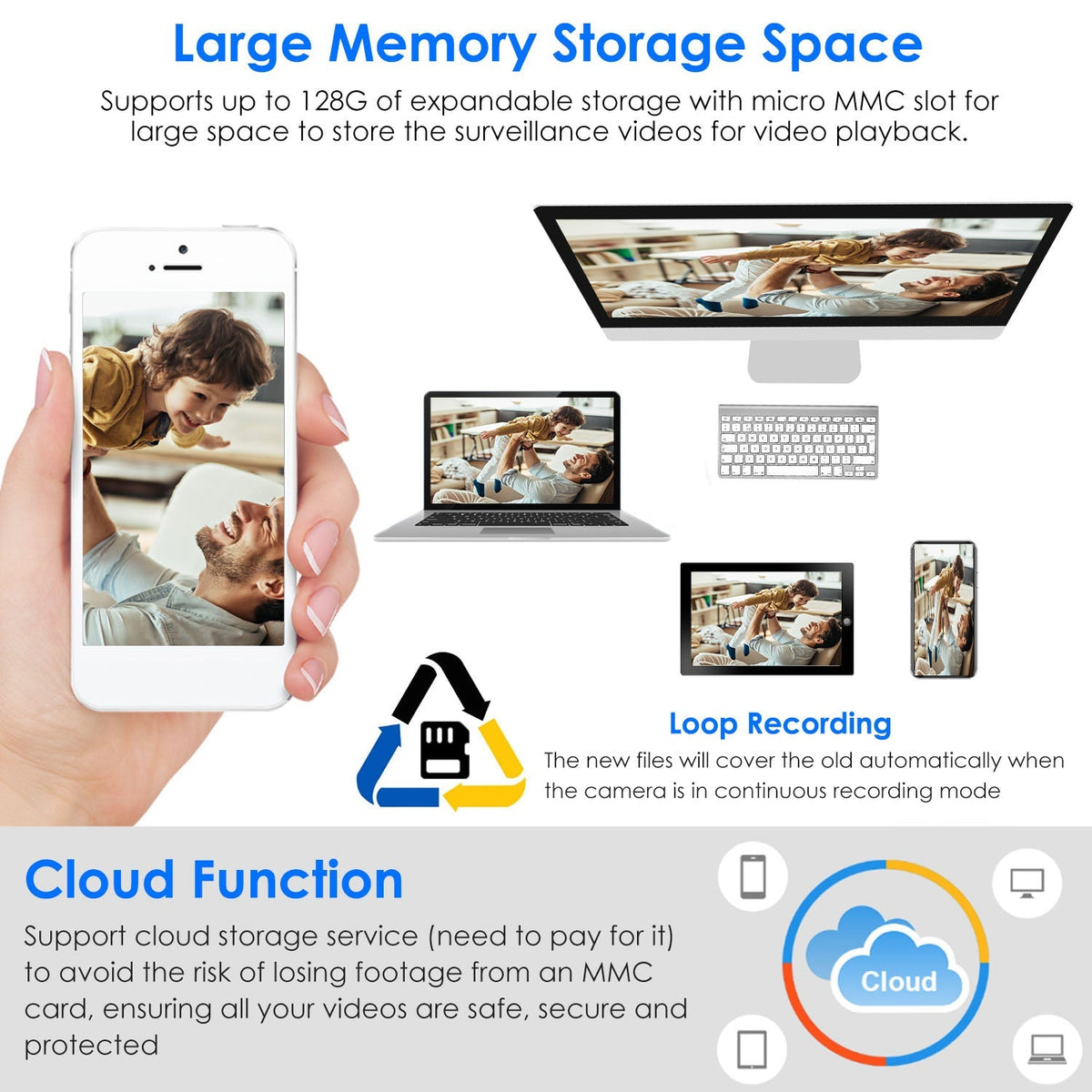 E27 1080P WiFi Bulb Camera