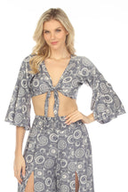 Celestial Tie Crop Top