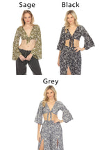 Celestial Tie Crop Top
