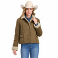 Cropped Shearling Suede Jacket
