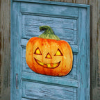 Pumpkin Halloween Door Decor by G. DeBrekht - Thanksgiving Halloween Decor - 8158414H