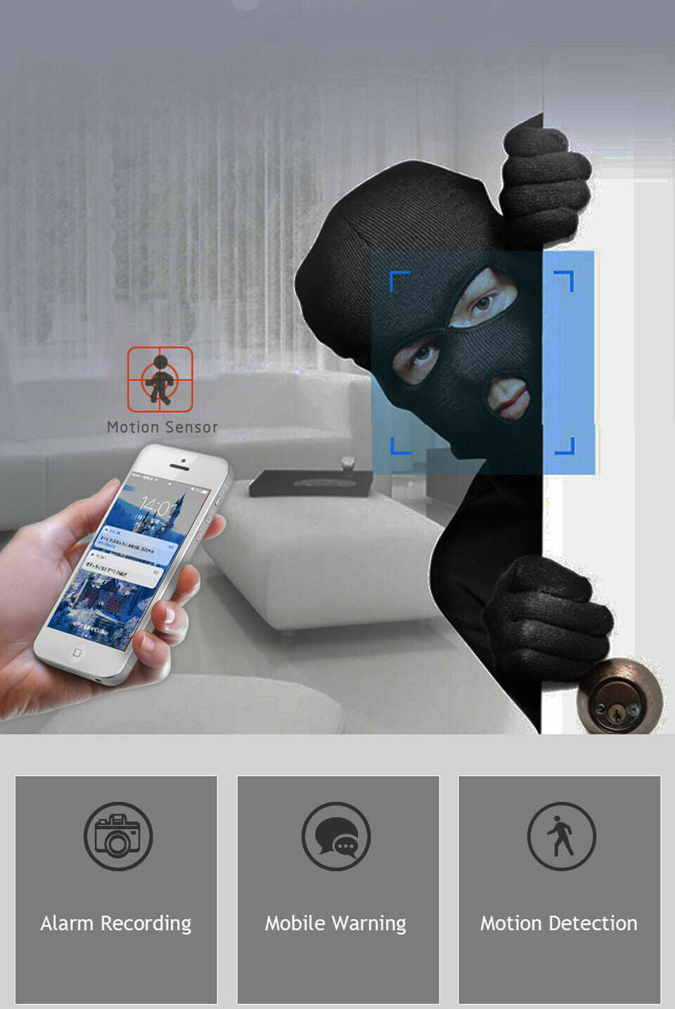 1080P WiFi PTZ Security Camera
