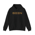 SEEN. Logo Hoodie — Bold Retro Stripe Pullover