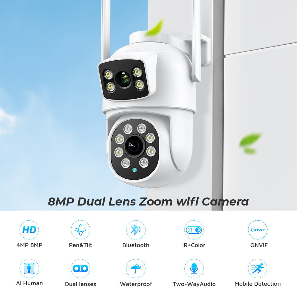 600W Dual-Screen Night Vision Camera