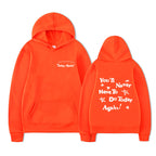 Printed Graphic Pullover Hoodie