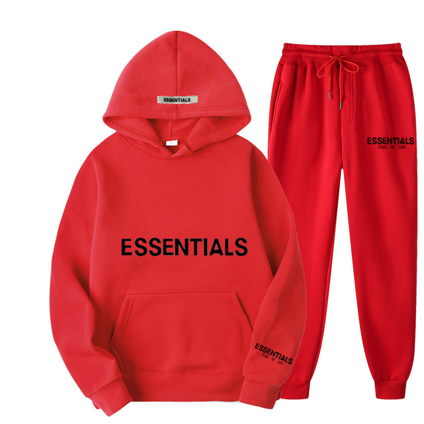 Couple Hooded Two-Piece Tracksuit