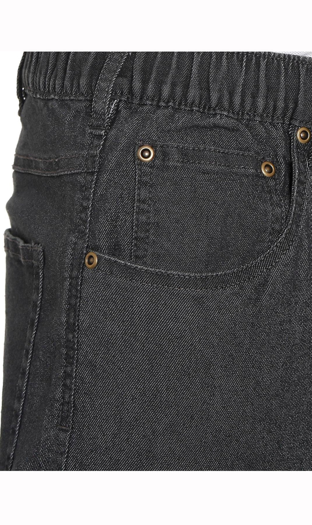 Pull-On Denim Twill Pants
