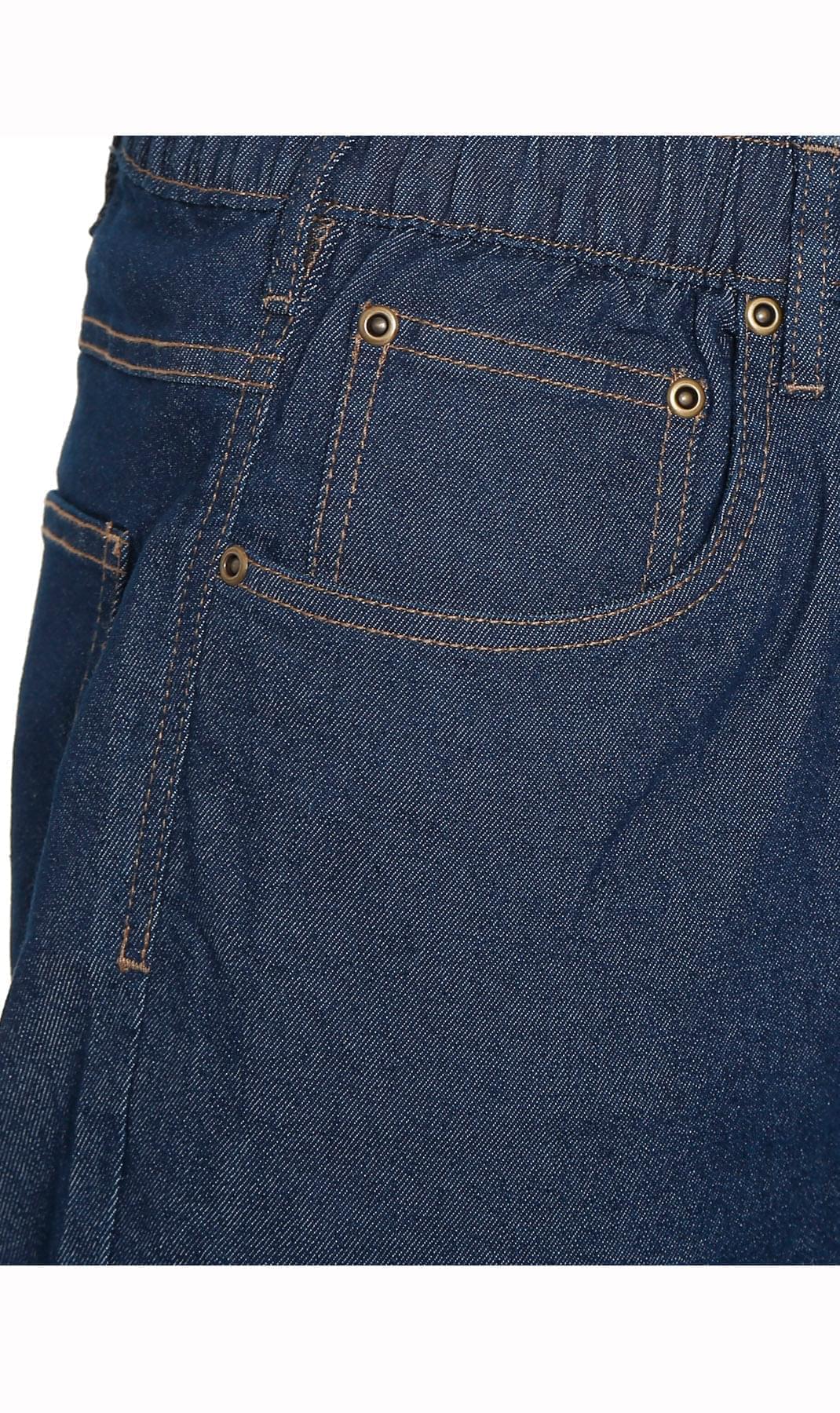 Pull-On Denim Twill Pants