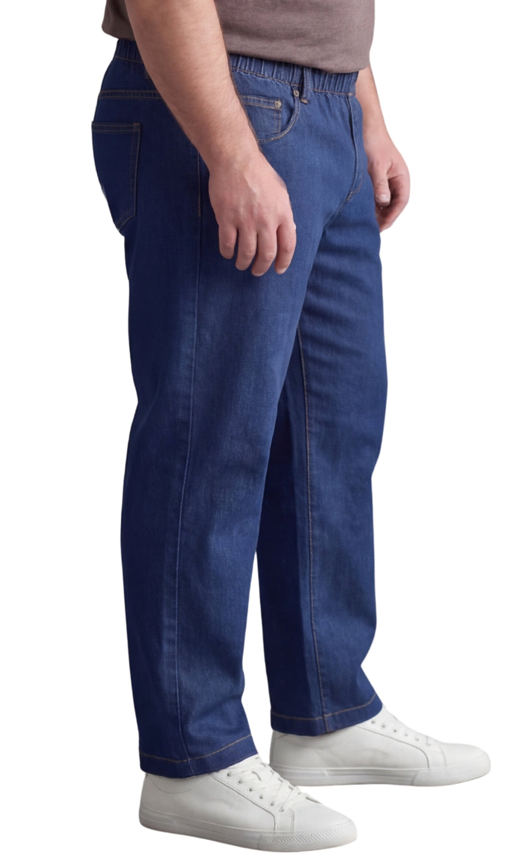 Pull-On Denim Twill Pants