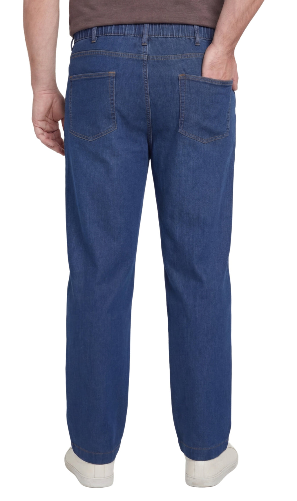 Pull-On Denim Twill Pants