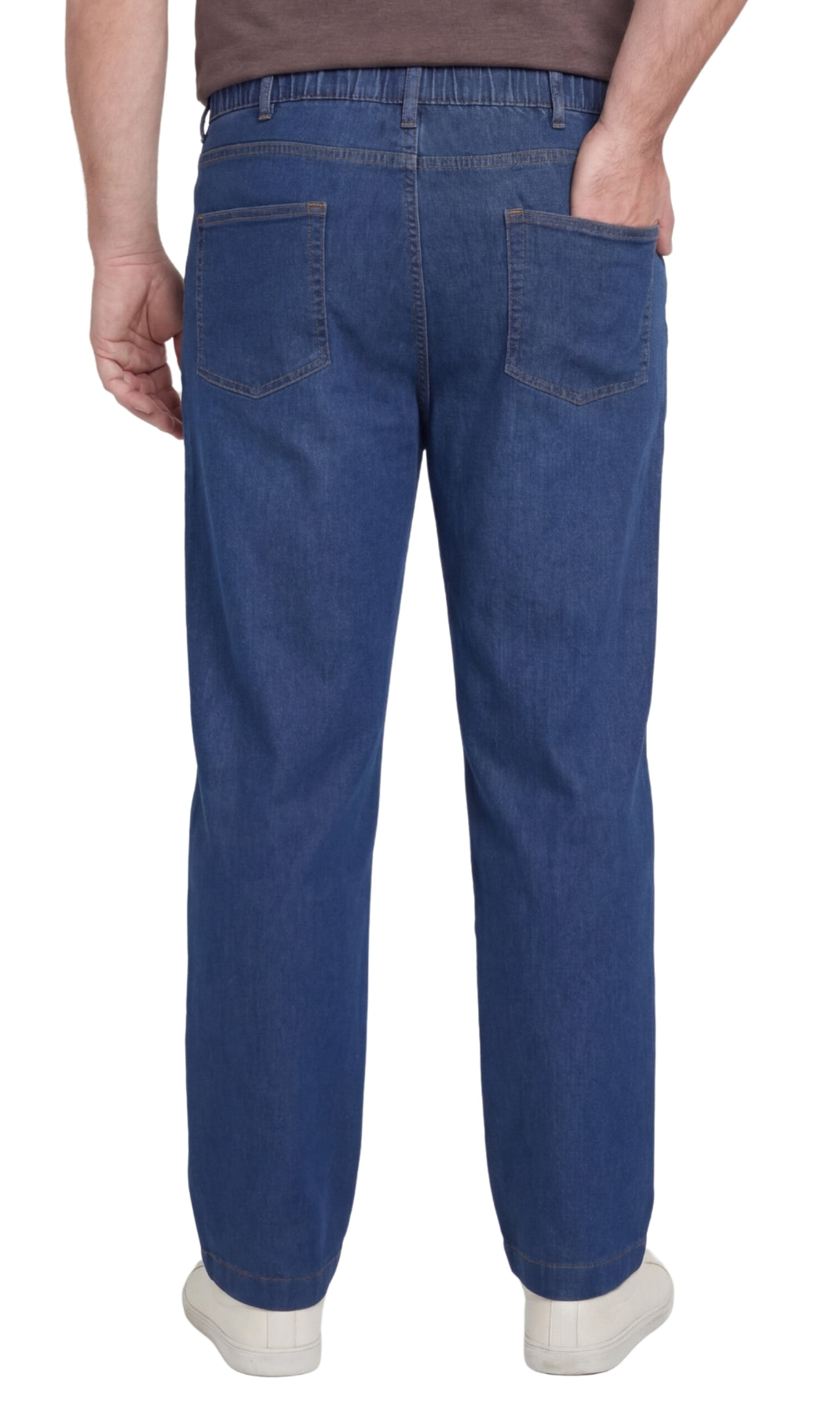 Pull-On Denim Twill Pants