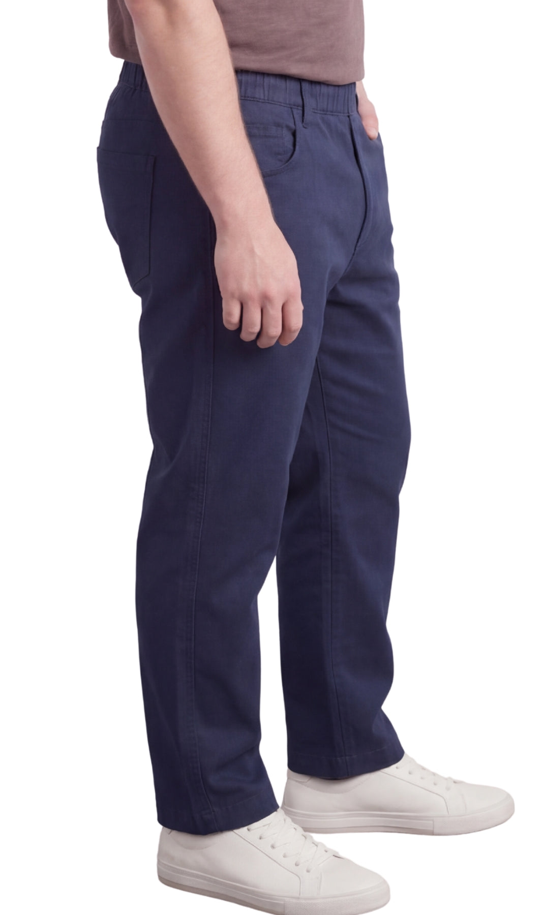 Pull-On Denim Twill Pants
