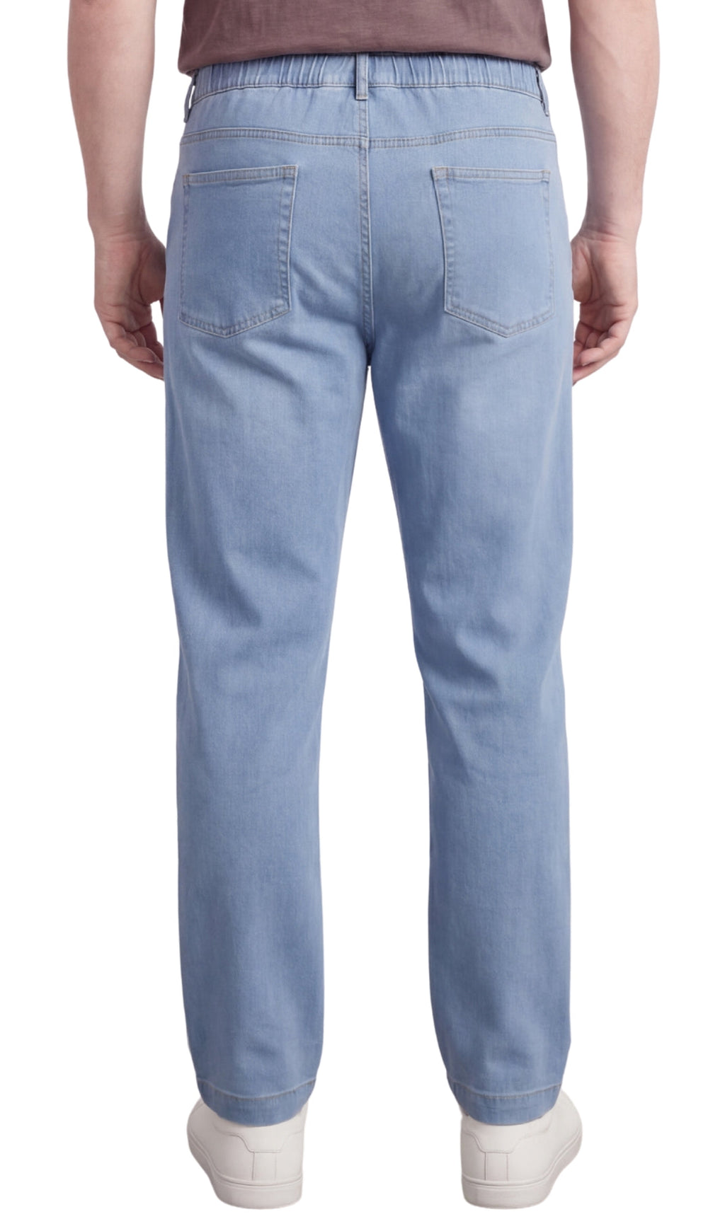 Pull-On Denim Twill Pants
