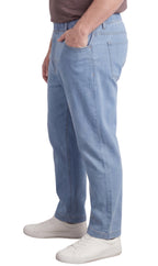 Pull-On Denim Twill Pants