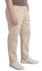 Pull-On Denim Twill Pants