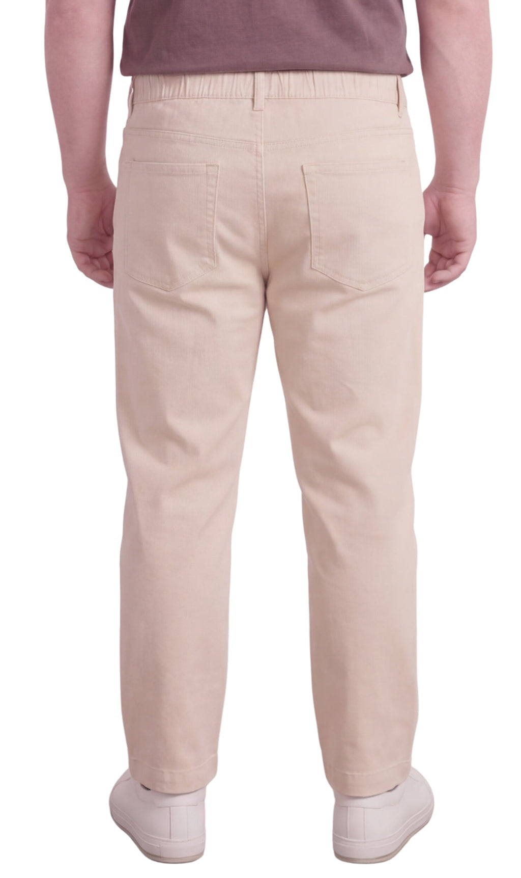 Pull-On Denim Twill Pants