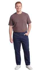 Pull-On Denim Twill Pants