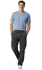 Pull-On Cargo Pocket Jeans