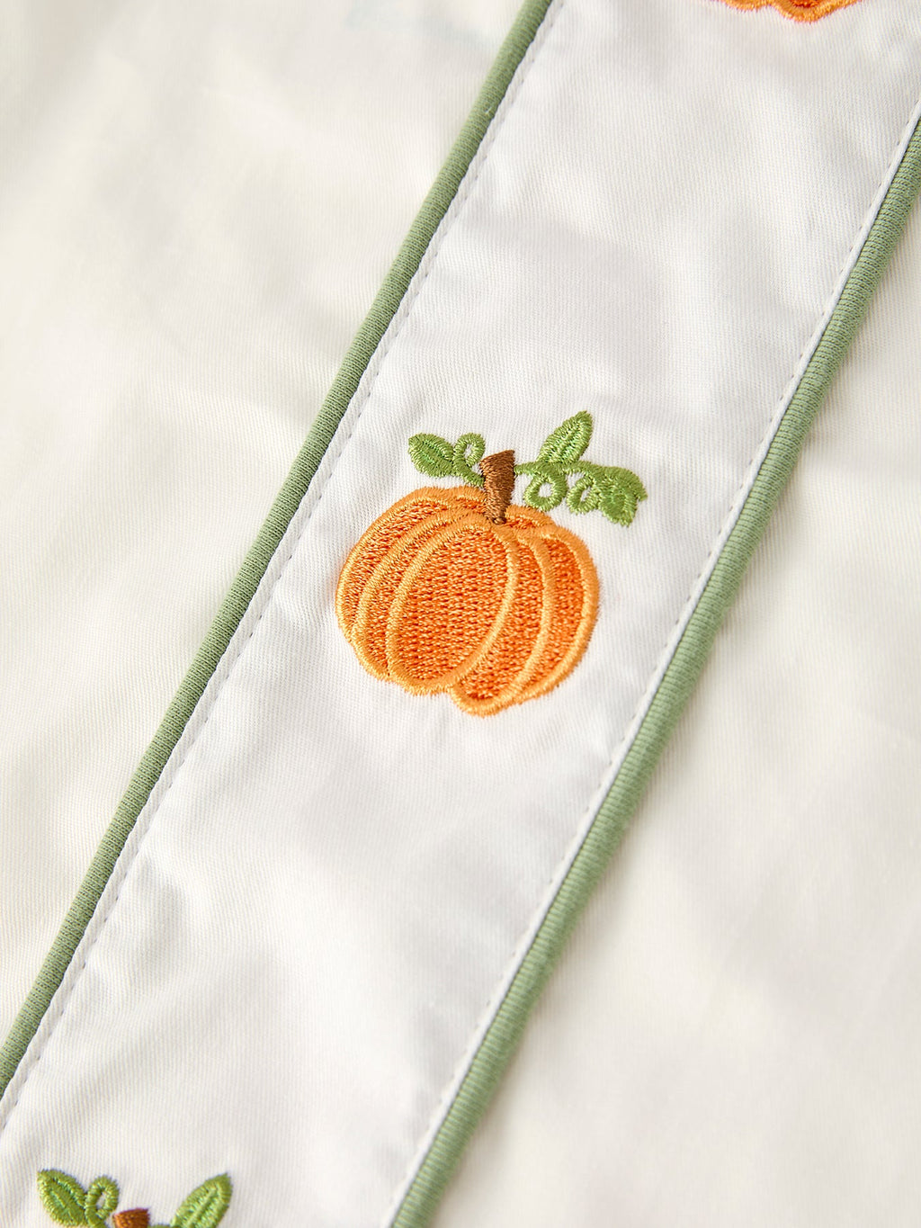 Pumpkin Applique Boys Outfit Set