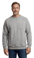 3-Pocket Raglan Fleece Sweatshirt