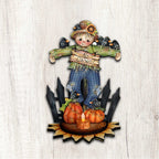 No Crows Scarecrow Halloween Door Decor by Jamie Mills-Price - Thanksgiving Halloween Decor - 8457404H