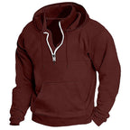 Long Sleeve Half Zip Hoodie