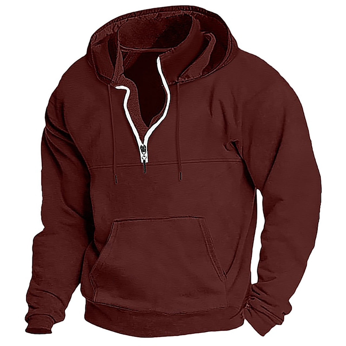 Long Sleeve Half Zip Hoodie