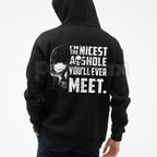 Nicest A**hole Funny Graphic Hoodie