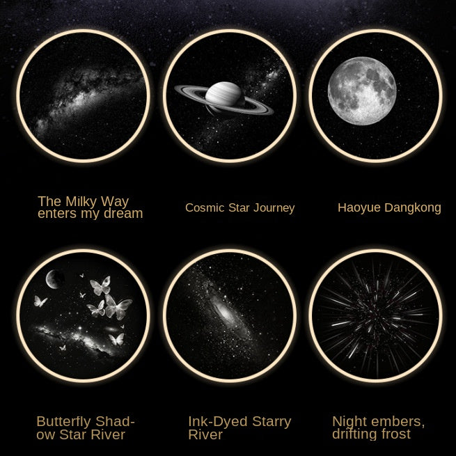 USB Galaxy Star Projection Night Light Bedside Ambient Mood Lamp for Bedroom Sleep