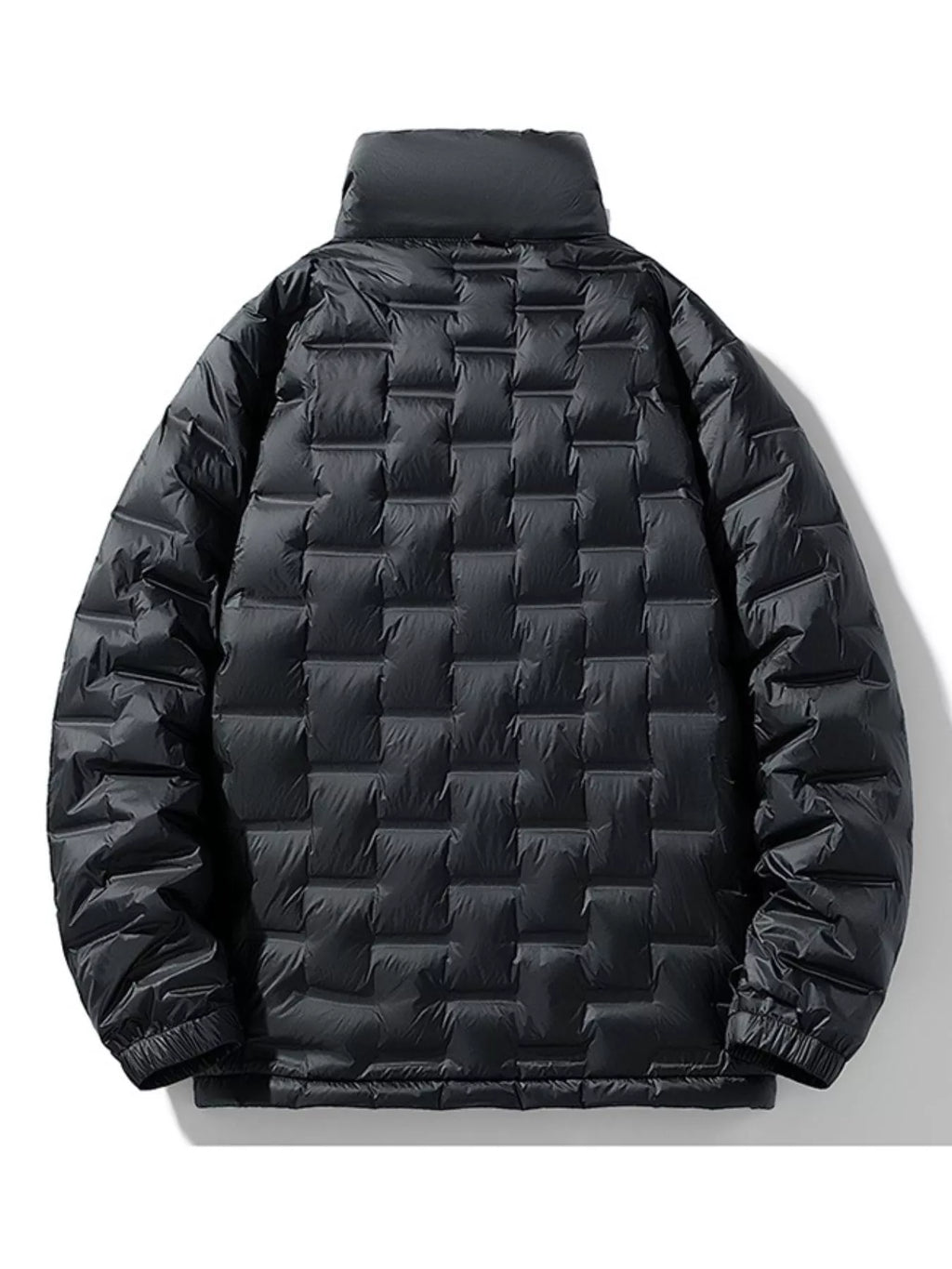Men's Full Size Padded Quilted Winter Puffer Jacket Plus Size