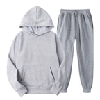 Casual Hooded Tracksuit Set