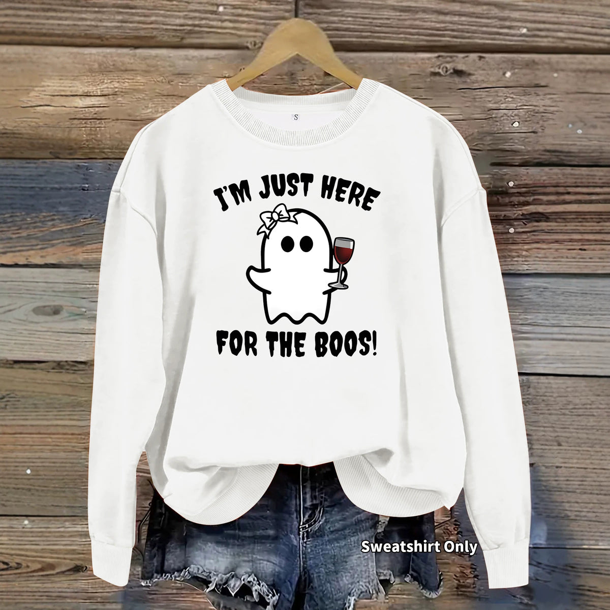 Women's Printed Fleece Sweatshirt