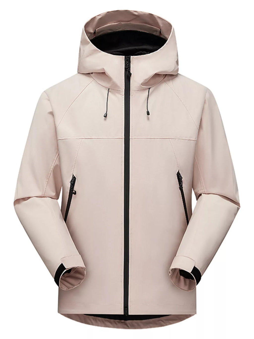 Men's Full Size Waterproof Hooded Zip Up Jacket Plus Size