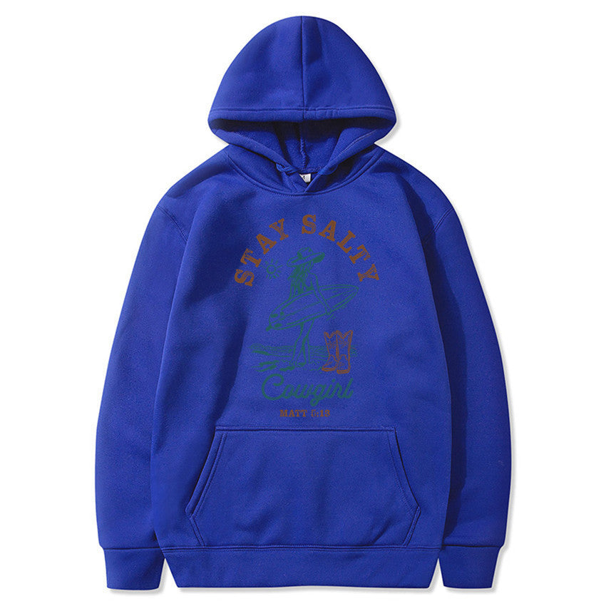 Funny Printed Fleece Hoodie