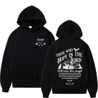 Christian Jesus Print Pullover Hoodie