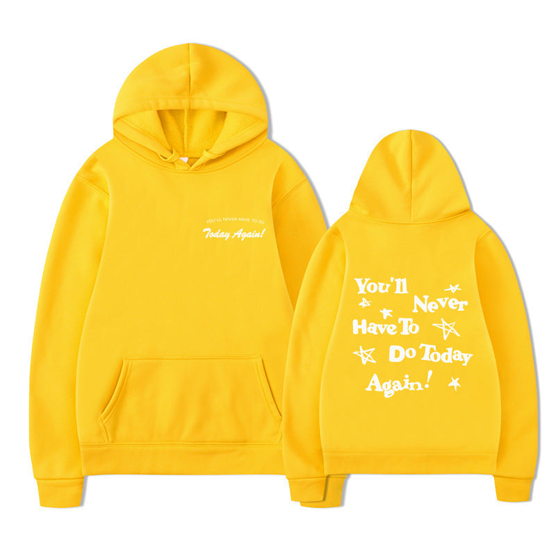 Printed Graphic Pullover Hoodie