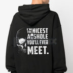 Nicest A**hole Funny Graphic Hoodie