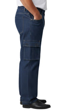 Pull-On Cargo Pocket Jeans
