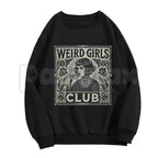 Weird Girls Club Aesthetic Tee – Whimsy Goth Celestial Hoodie & Dark Academia Sweatshirt