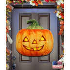 Pumpkin Halloween Door Decor by G. DeBrekht - Thanksgiving Halloween Decor - 8158414H