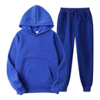 Casual Hooded Tracksuit Set