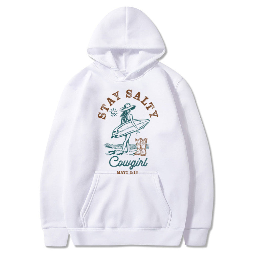 Funny Printed Fleece Hoodie