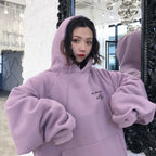 Women's Fleece Letter Print Hoodie