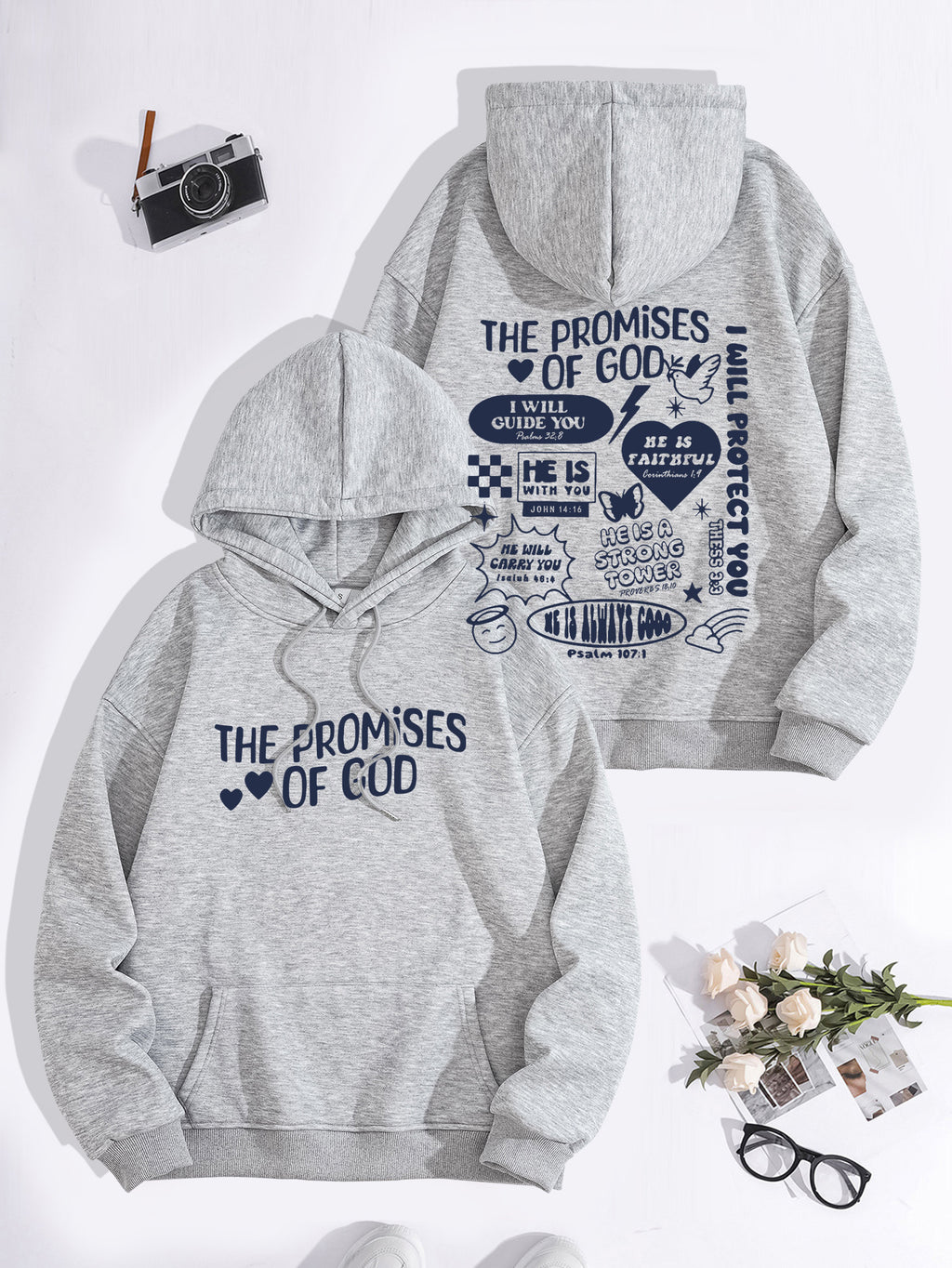 Christian Graphic Pullover Hoodie