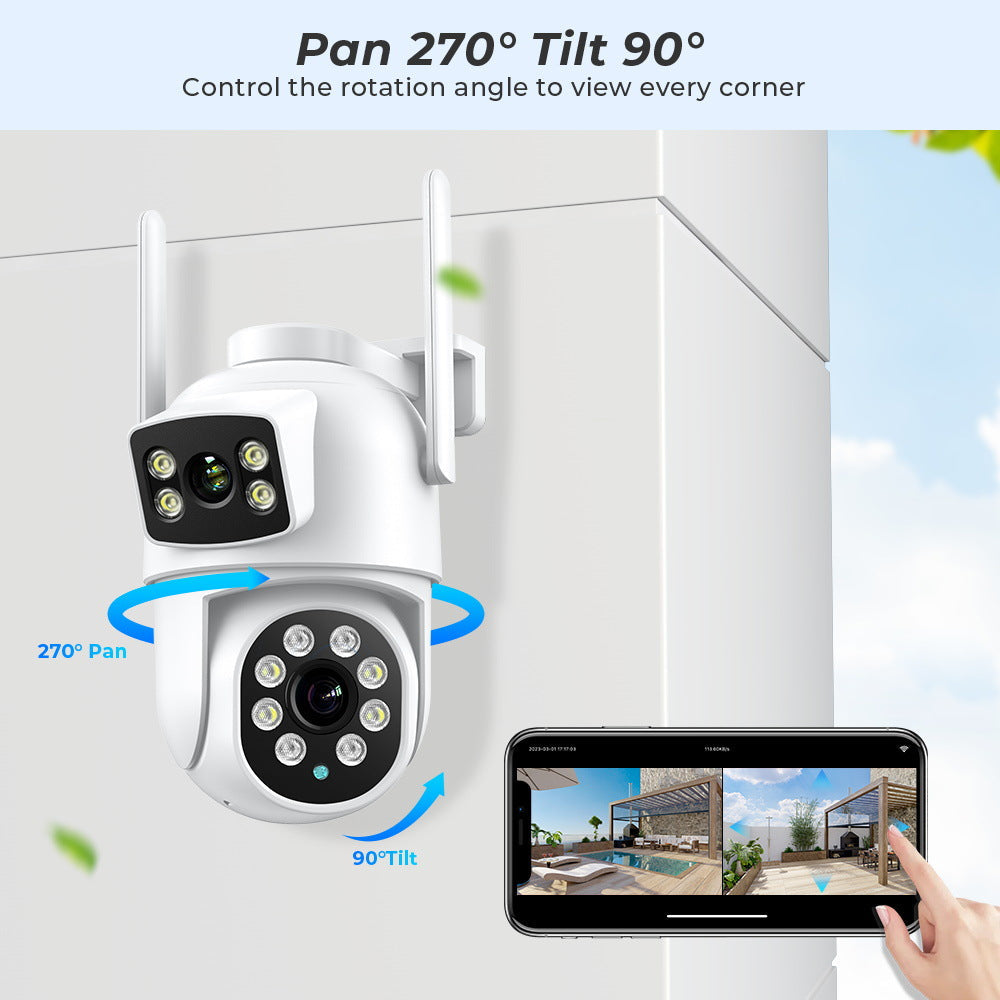 600W Dual-Screen Night Vision Camera
